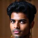 Portrait of Bharath, a male classical dancer.